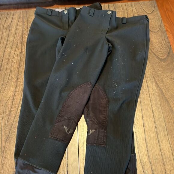 Tuffrider Breeches low rise ribbed pants size 28 pack of two pair - Picture 10 of 10